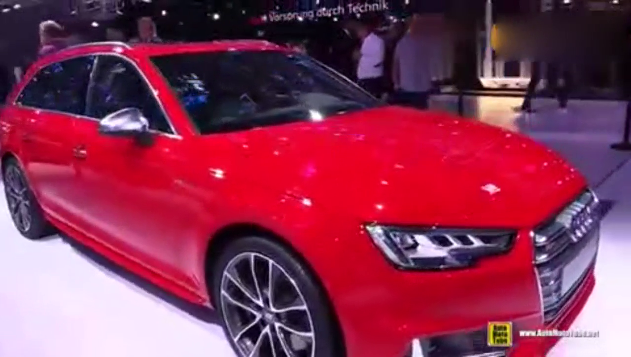 巴黎车展首发的2017款奥迪S4 Avan