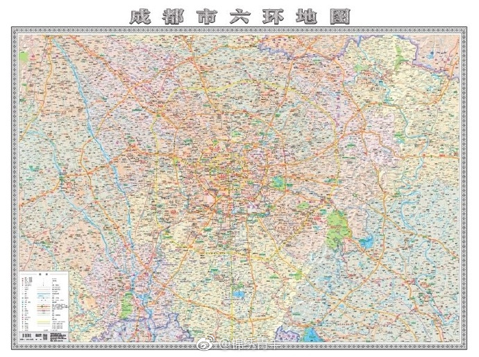 《成都市六环地图》正式发行!看看你家在哪