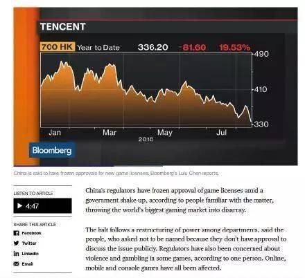 中国暂时冻结网络游戏版号审批