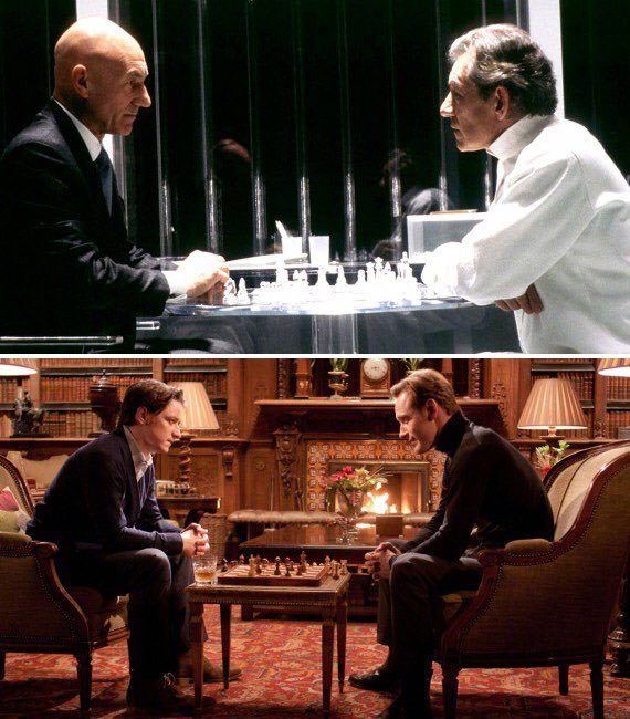 万磁王与x教授的下棋梗回顾 在《x战警:天启》中