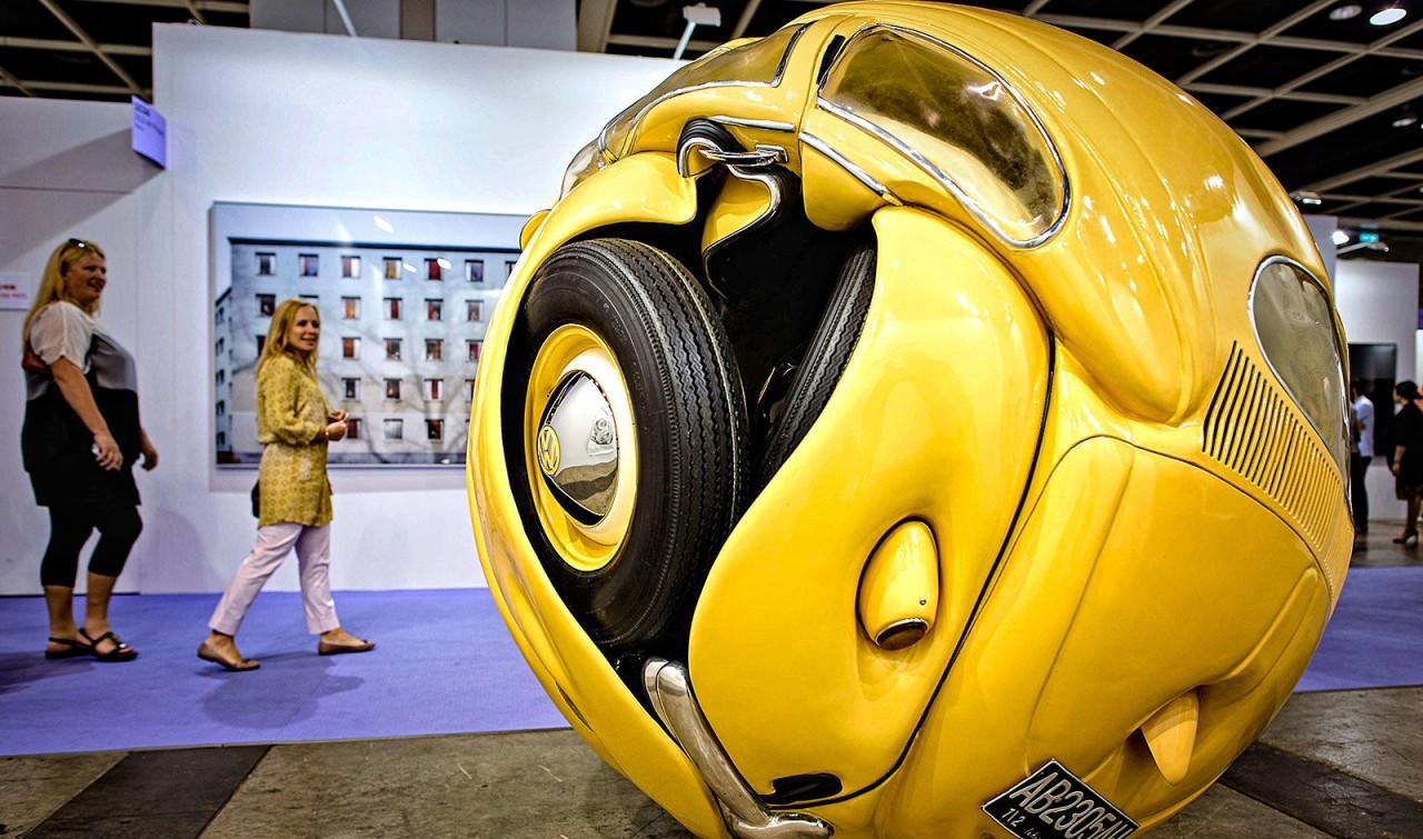 车子不仅是代步工具, 更是艺术家的展览品