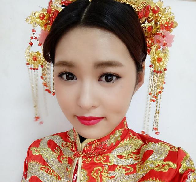 结婚造型新娘图片