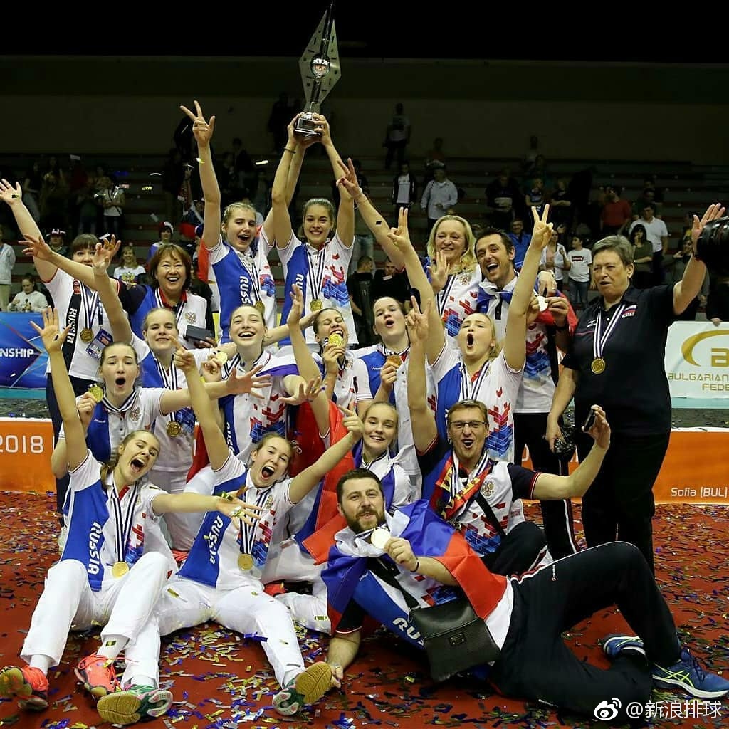 2018年欧洲女排U17锦标赛俄罗斯、意大利以