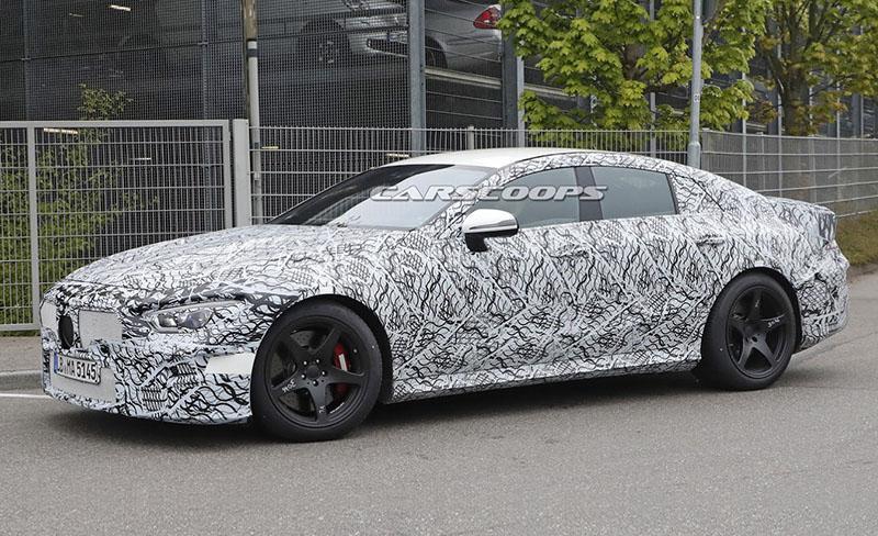 奔驰的障眼法 AMG GT四门版谍照曝光