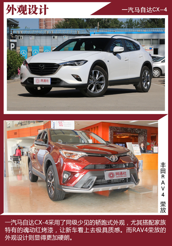 CX-4对比RAV4 荣放 谁是年轻人首选？