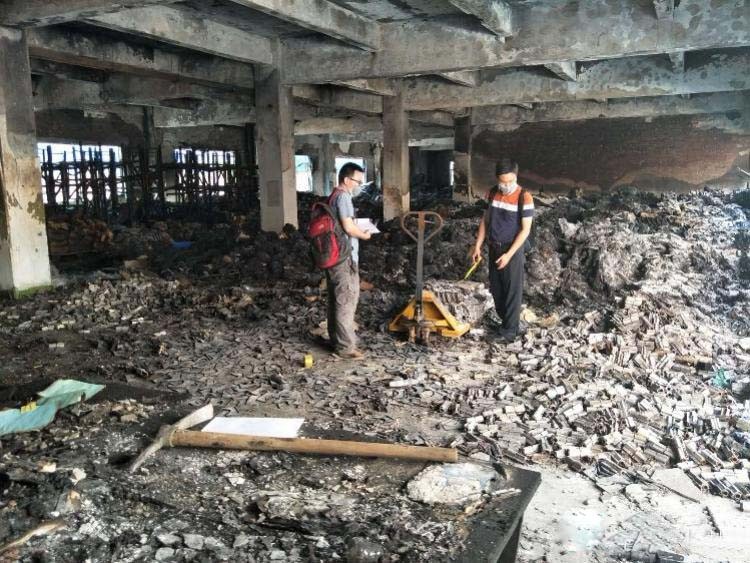 深圳一家公司购买劣质电池造成起火 公司法人