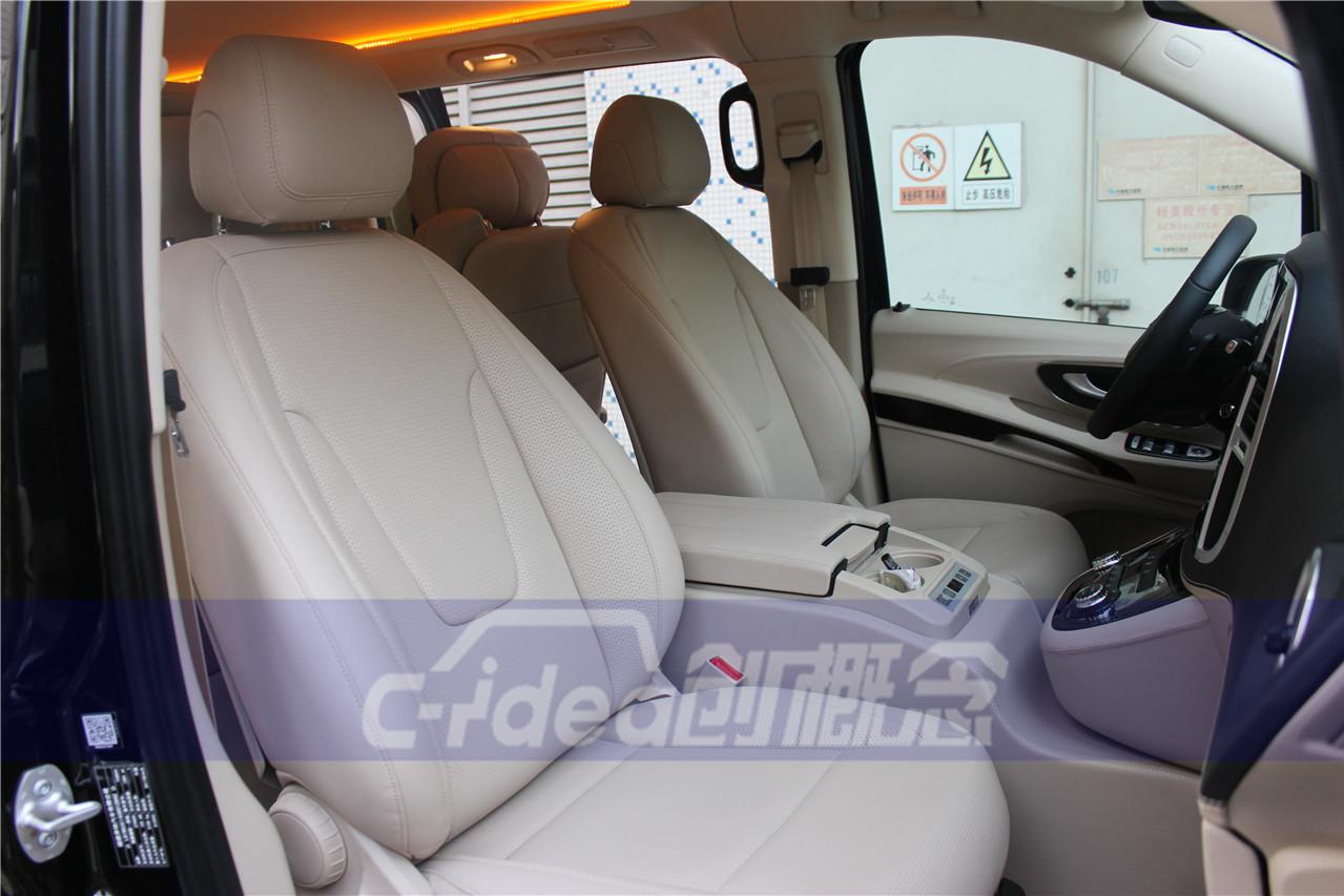 全新奔驰威霆改装商务房车，内饰包真皮定制航空座椅！