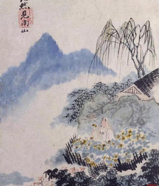 北京故宫博物院藏丨石涛晚年佳作《陶渊明诗意