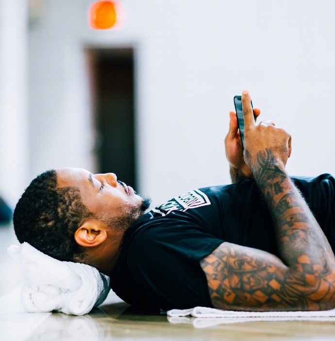 甜瓜安东尼带着儿子一同进行训练!