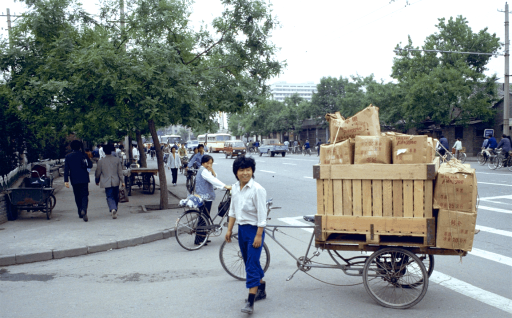 图看1988年的北京, 这样的老照片很难再看到