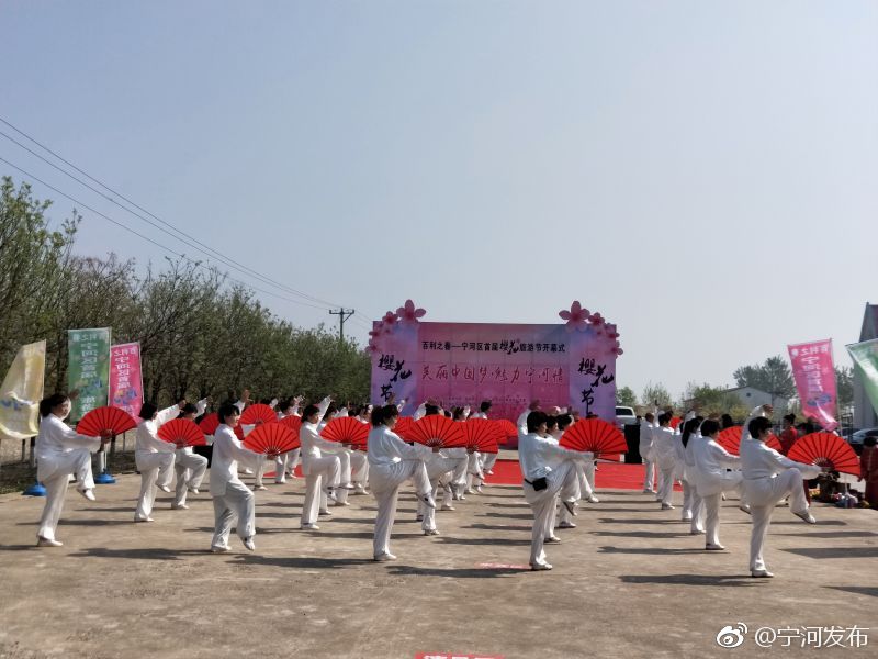 为乡村振兴战略助力 宁河区首届樱花旅游节开