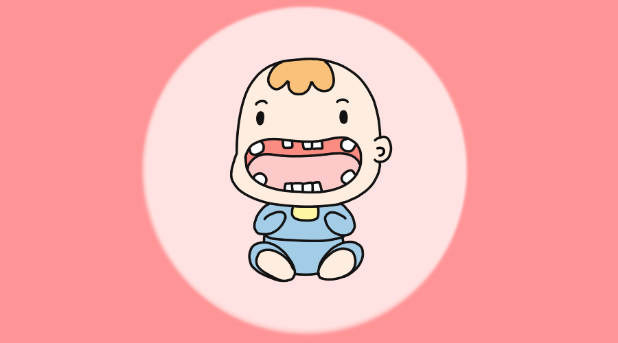 你家宝宝长牙了吗?一张图告诉你宝宝长牙顺序,看看宝宝正不正常