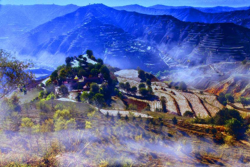 甘肃印象西北风情大漠丹霞寺院的独特风景