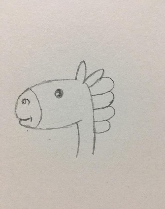 简笔画——小马驹的画法