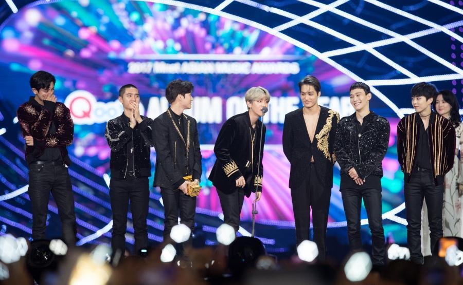 2016mamaexo事件,2016mama颁奖典礼exo exo泪洒香港 mama年度最佳专辑五连冠