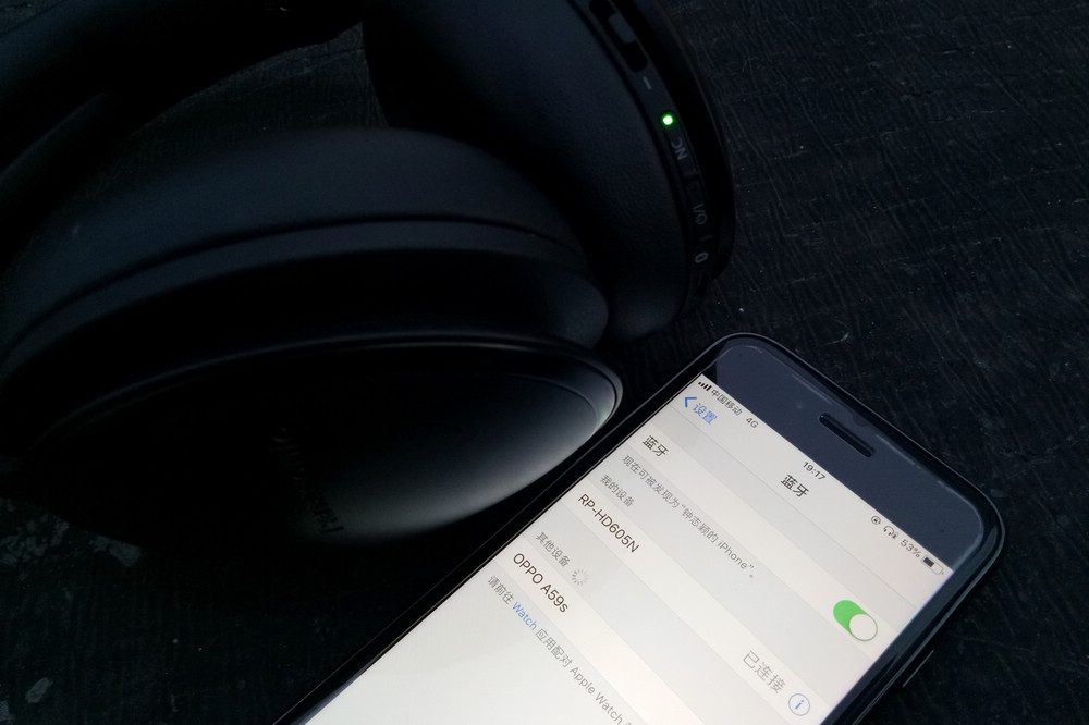 静在我界 松下蓝牙无线降噪耳机RP-HD605N无