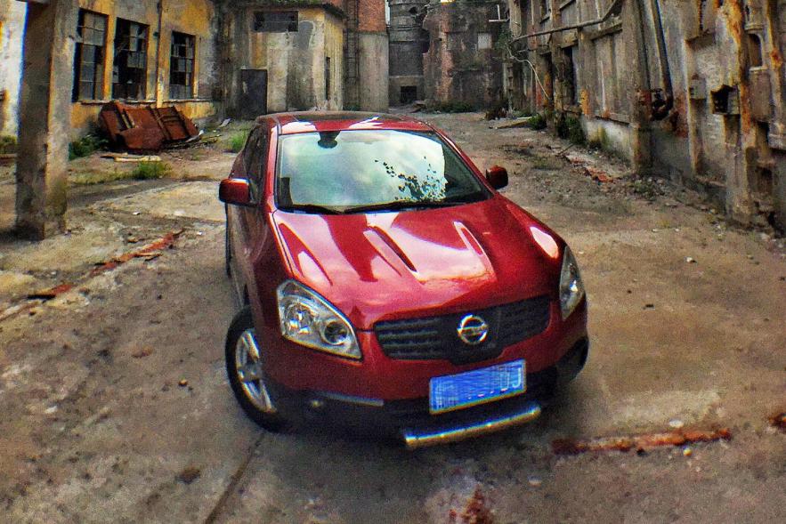 接手老妈的逍客改成低姿态，换了5套轮毂后终于找到理想状态！