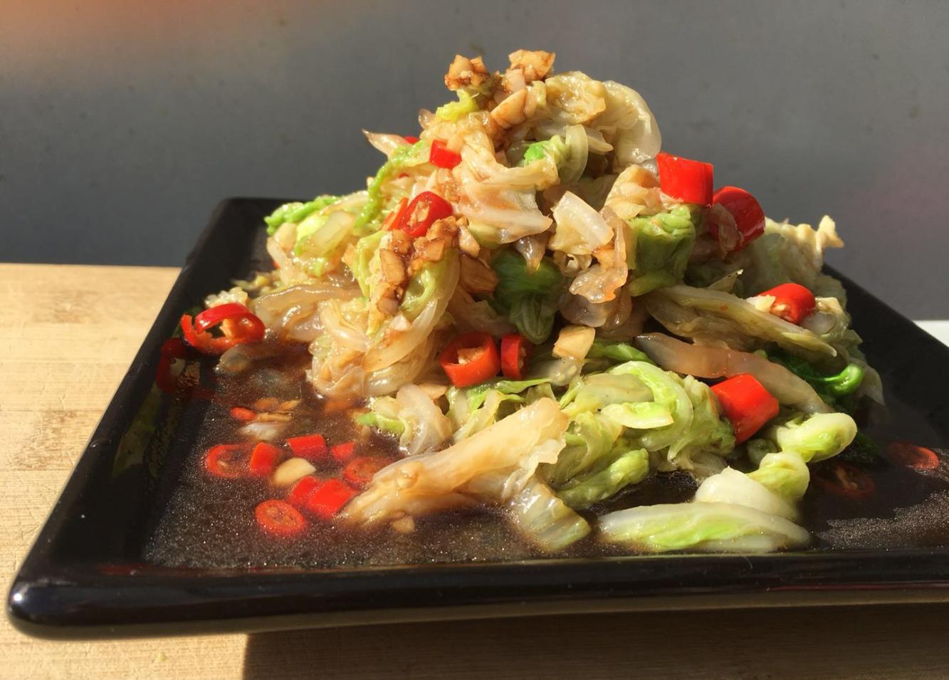 简单的经典凉拌菜: 白菜海蜇丝做法, 看一遍就会