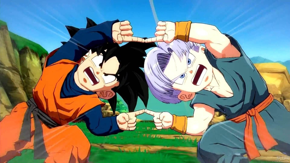 龙珠英雄:特兰克斯与孙悟饭合体了,网友:这合体人物太帅了