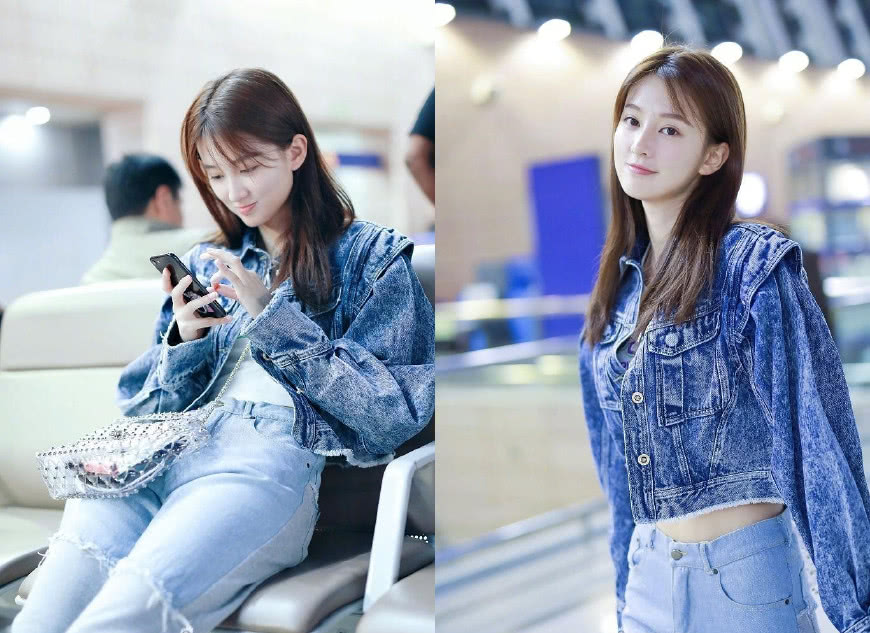 本以为乔欣穿露脐装够美了,直到看见奚梦瑶,网友:不愧