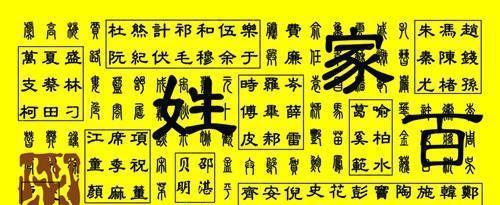 中国的奇葩姓氏