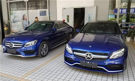 深圳一土豪花百万买豪车奔驰C63, 结果偶遇一辆C200L, 分不清了!