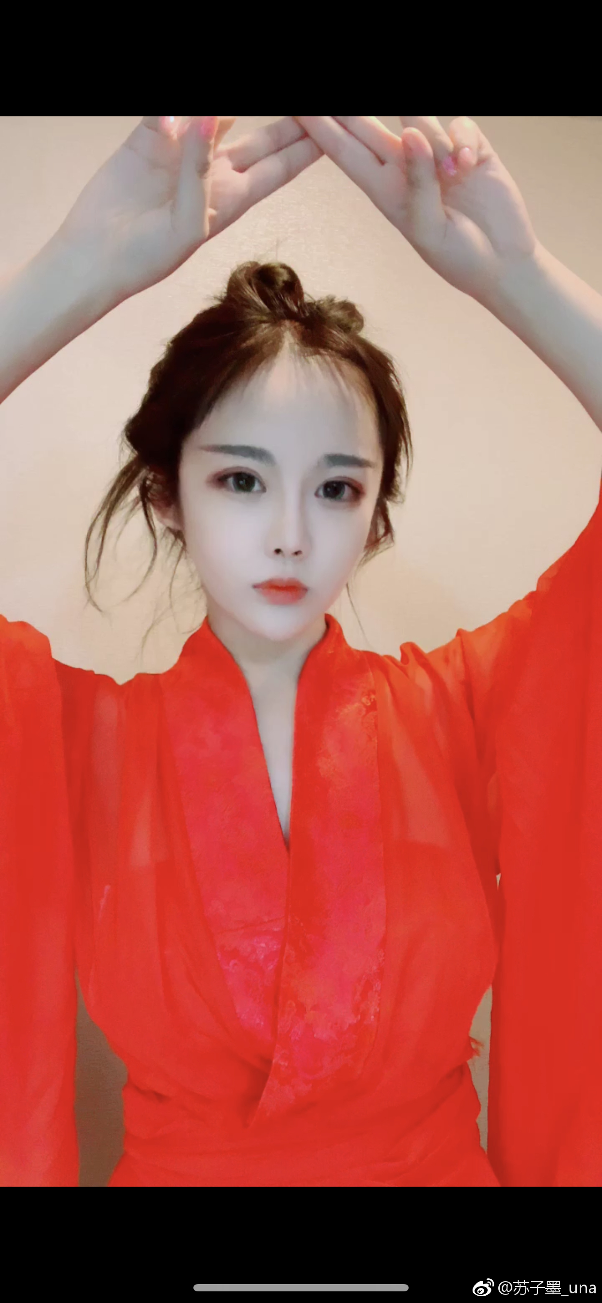 道姑头真的是非常显气质和脖子长呀~