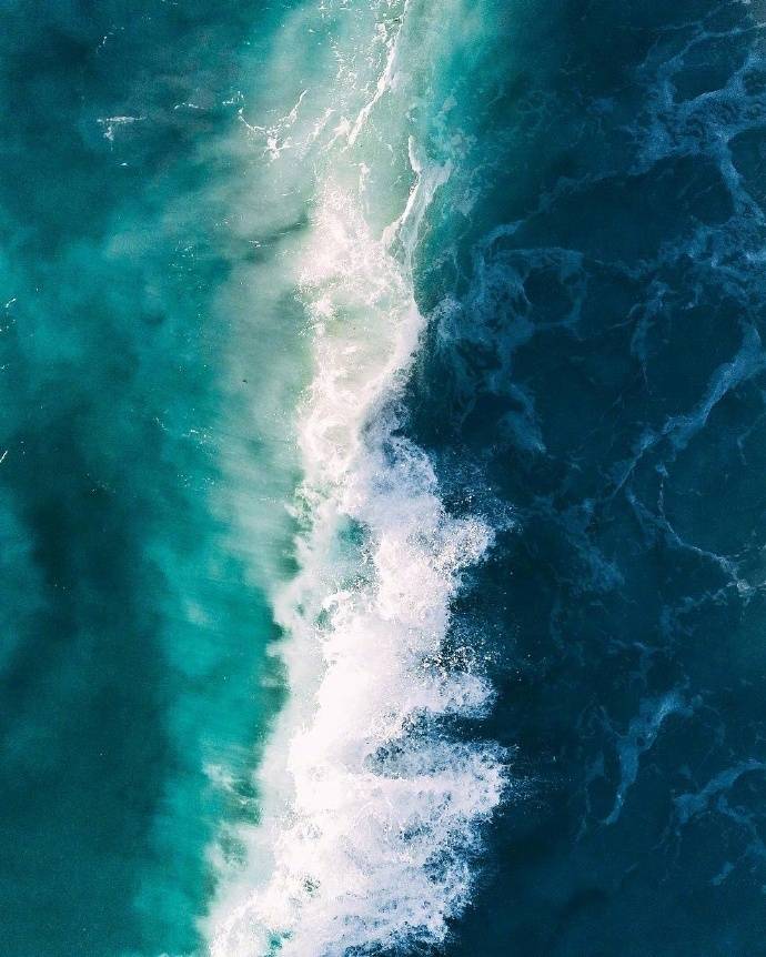 海浪,夏天的味道 ins:merrwatson