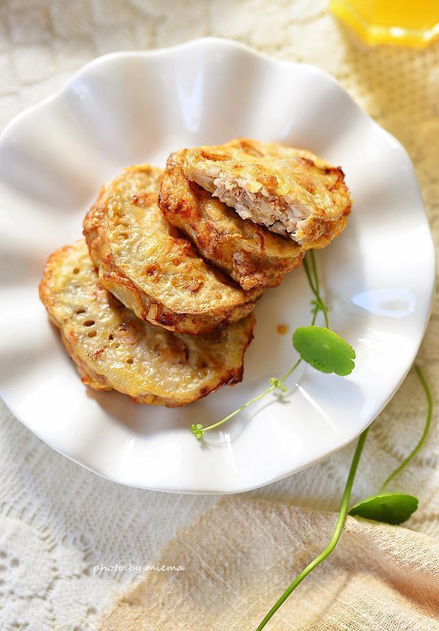 藕夹这么吃, 想长胖都很难