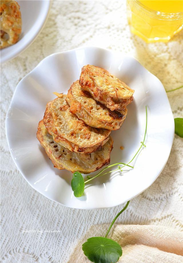 藕夹这么吃, 想长胖都很难