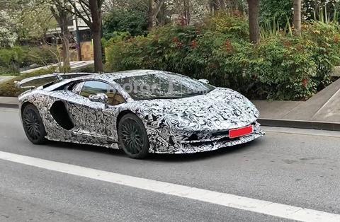 兰博基尼Aventador SVJ谍照曝光 采用更粗大尾管