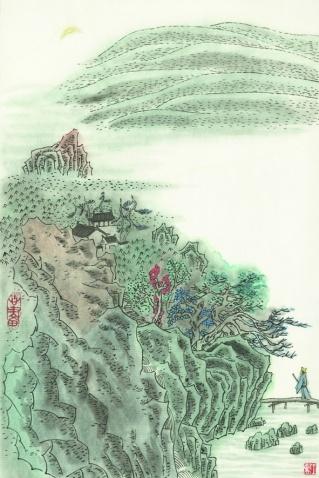 刘长卿最首诗的一经典,寻人不遇却情趣别的禅意,颇有得了受刺激情趣用品的男图片