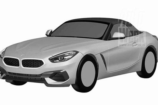 抢先看！宝马全新Z4专利图曝光 将巴黎车展亮相，太凶悍