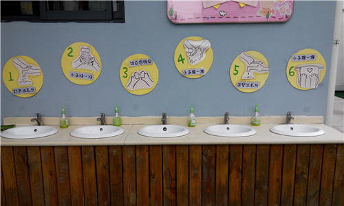 幼儿园洗手池环境设计,幼儿园洗手池尺寸要求