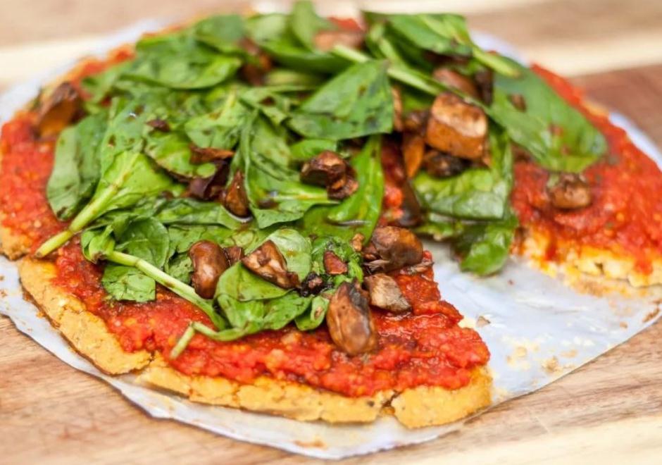 纯素食Recipe 花椰菜素食披萨!! Cauliflower Crust Pizza!