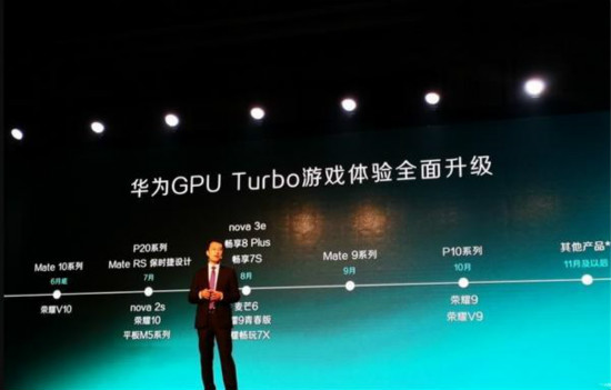 GPU Turbo升级时间表公布了 你的华为手机准