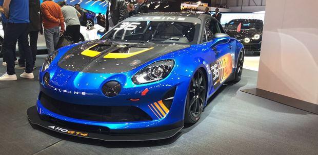 又一个不低调的 Alpine A110 GT4赛车使用光头胎