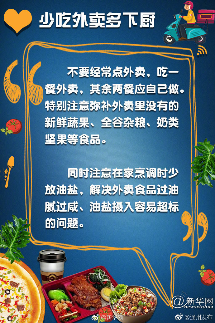 跟着口诀点外卖，营养健康不失守