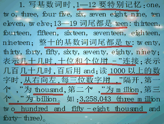 初中英语,考点用法的七个数词v初中教学设计初中英语图片