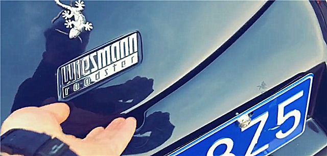 北京偶遇一辆310万威兹曼跑车,车标是“蜥蜴”,尾灯有8个!