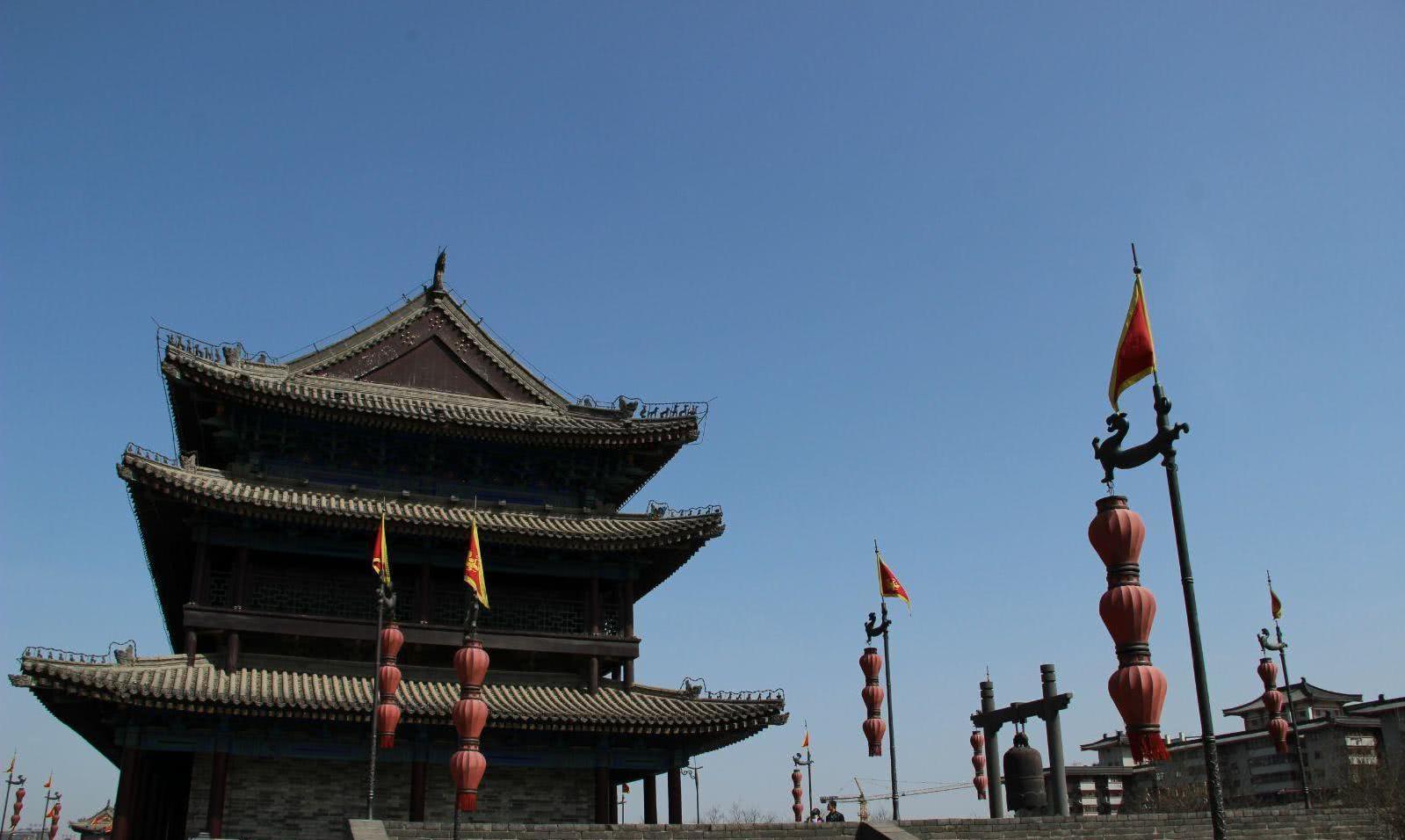 历史老照片:西安的古建筑