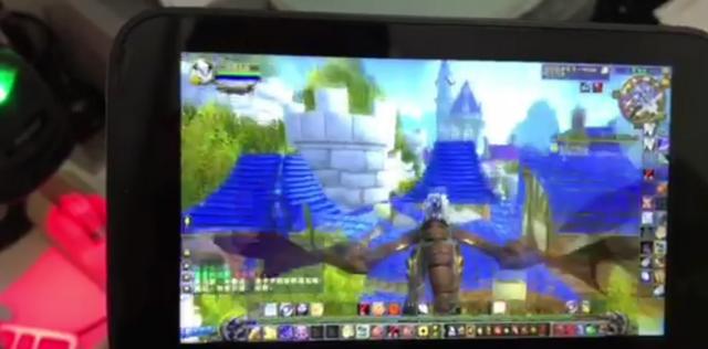 一些贴吧玩家玩的掌机游戏,用掌机玩魔兽世界