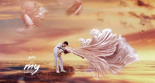 新娘海边躺凳子上拍照,精修照片一曝光,新娘却