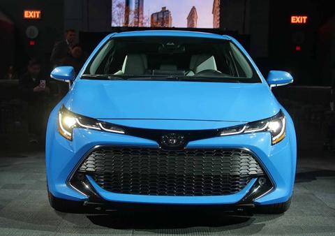 2019款美版丰田卡罗拉掀背车亮相