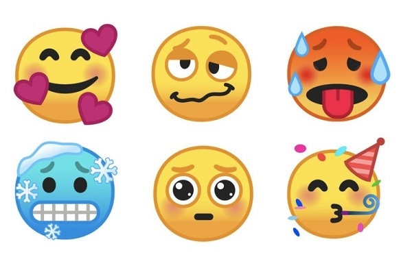0系统自带的emoji表情已经有所不同