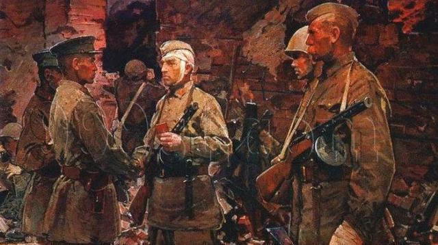 二战的硝烟-述说苏联时期卫国战争油画赏析(论文与组图)