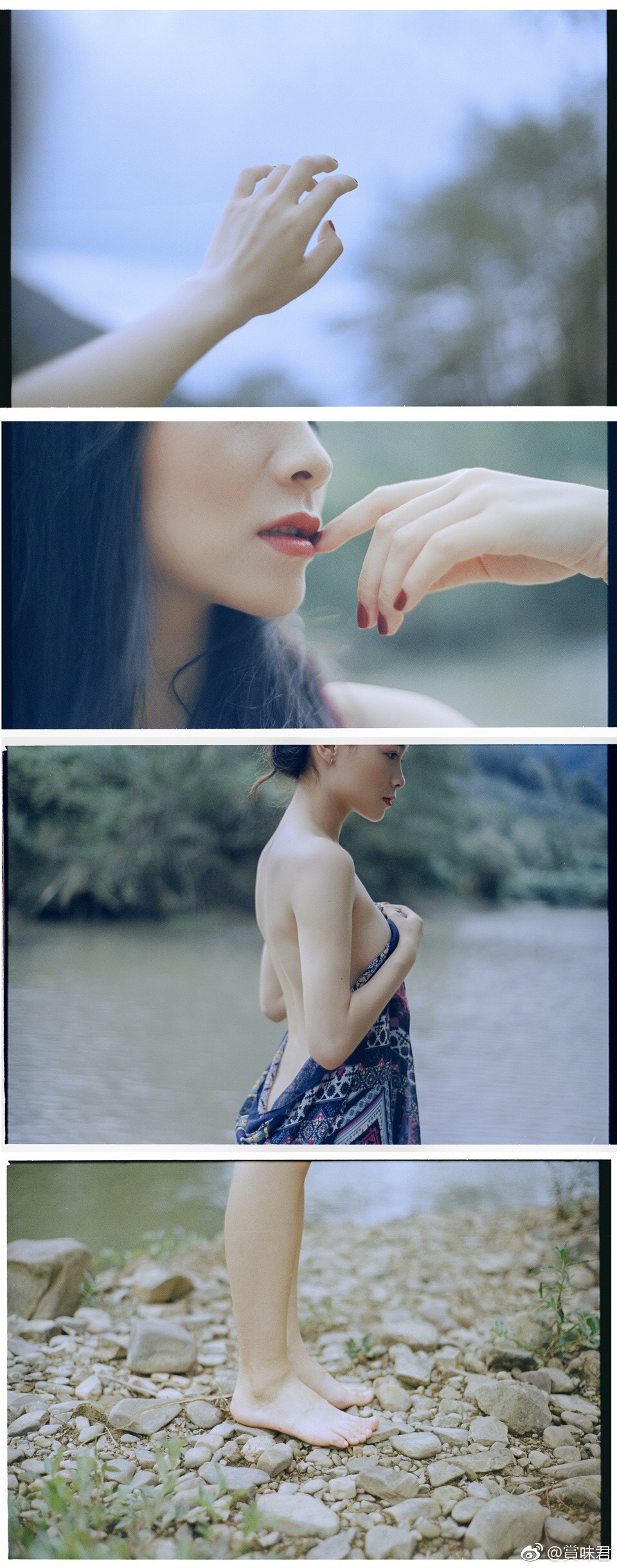 "少女的酥胸"文案真的好羞涩啊记第一次阴天户外胶片写真为lyr
