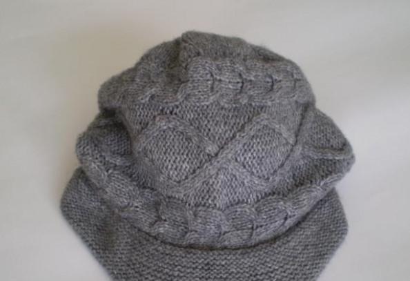 教大家编织一款时尚的女士毛线帽子,附带教程