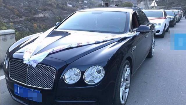 川藏线上吸引人的婚礼车队, 网友: 谁开着这个车队接我马上走