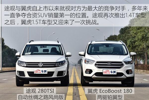 国内合资品牌紧凑级SUV对比评测 翼虎VS途观